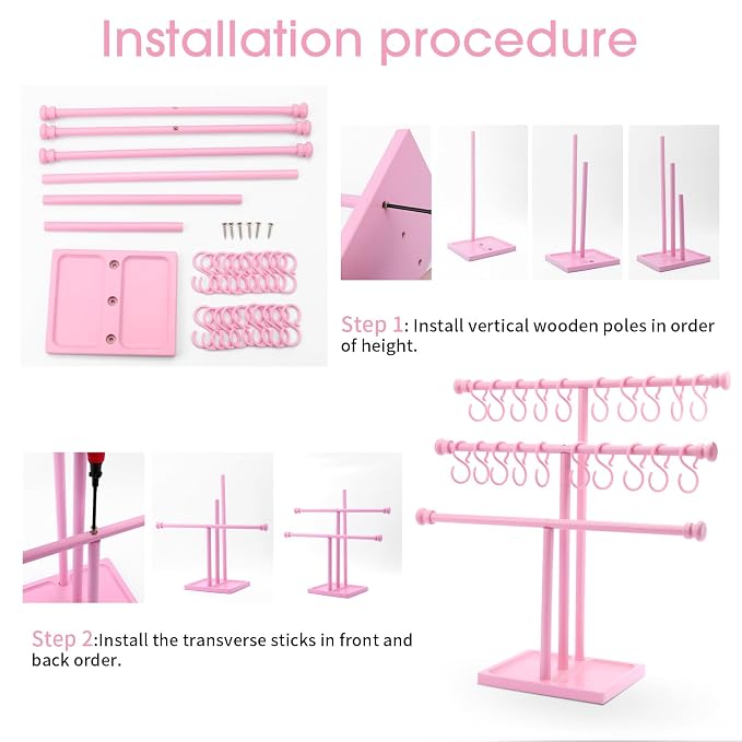 POVETIRE Headband Holder Stand Storage - Image 7
