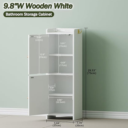 Arbuxzuy Small Bathroom Storage Cabinet - Image 3