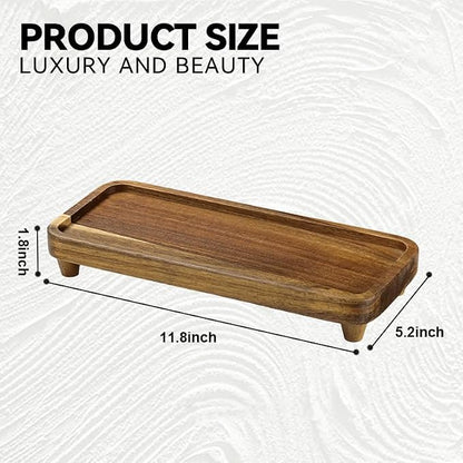 Bathroom Tray for Counter, Vanity Tray, Soap Dispenser Tray for Kitchen Sink - Image 3