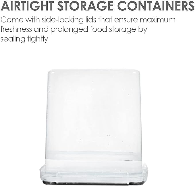 Vtopmart Food Storage Containers 2.5L / 84.5oz, 4 Pieces BPA Free Plastic - Image 3