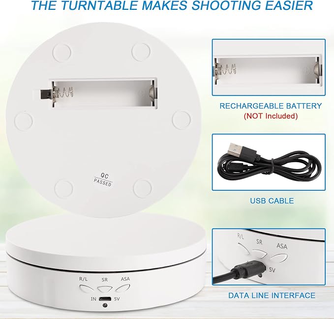 22 lbs Motorized Rotating Display Stand - Image 2