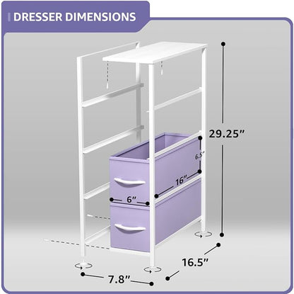 Sorbus Kids Narrow Dresser - Image 3