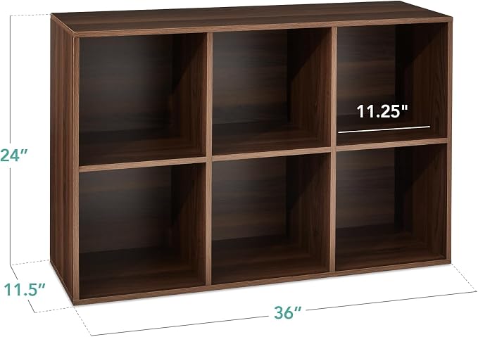 Best Choice Products 6-Cube Storage Organizer, 11in Shelf Opening, Display Shelf - Image 2