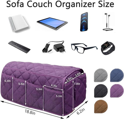 Sofa Armrest Organizer, Couch Remote Control Holder - Image 2