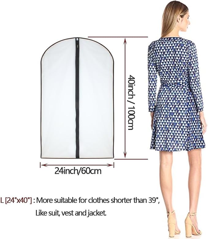 HomeClean Garment Bag Plastic Garment Bags - Image 2