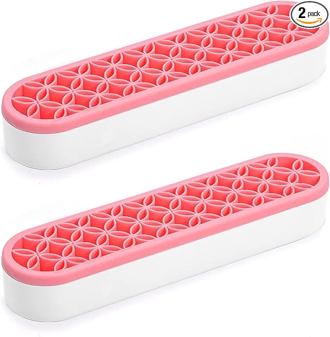 2 PCS Multi-Purpose Cosmetic Storage Box, Desktop Organizers Silicone Make Up by ESIW