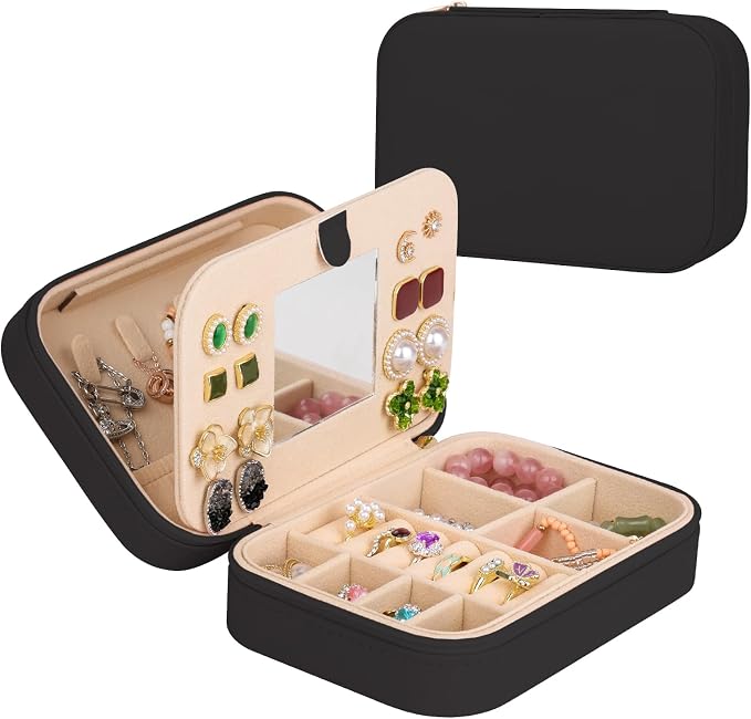 TopPerfekt Travel Jewelry Case, Jewelry Box by TopPerfekt