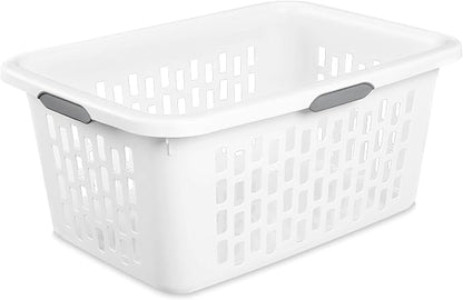 Sterilite Laundry Basket, Plastic Clothes Hamper, Large Rectangle Bin - Image 9