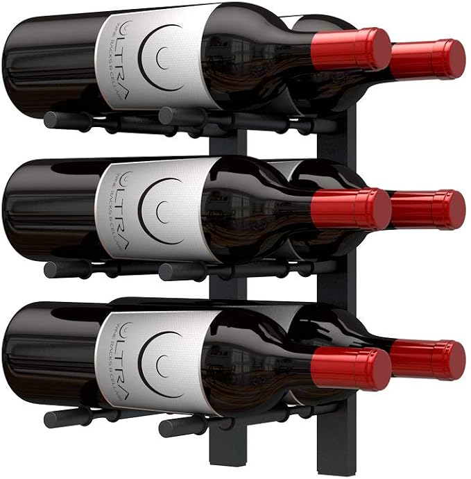 Ultra Wine Racks Wall Mounted Label-Out Wine Racks by UltraWineRacksCellars