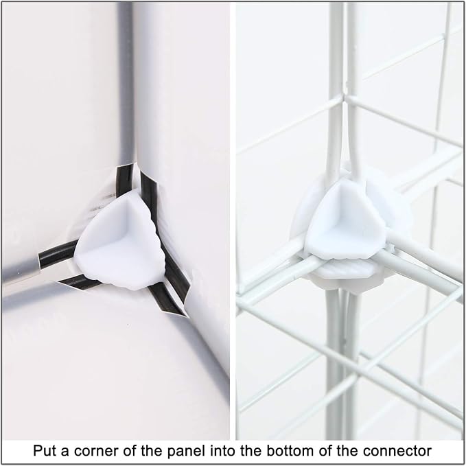 C&AHOME 24pcs Wire Cube Plastic Connectors - Image 4