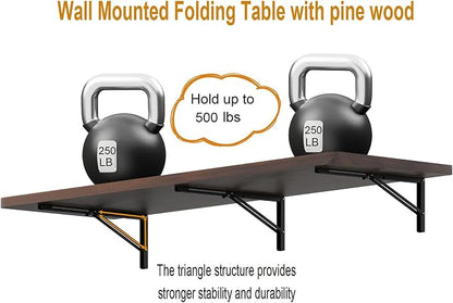 IAE Wall Mounted Folding Table - Image 6
