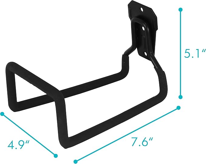 PHYEX 2 Pack Garden Hose Holder Wall Mount, Metal Hanger - Image 2