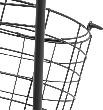 3-Tier Rolling Laundry Hamper - Image 7