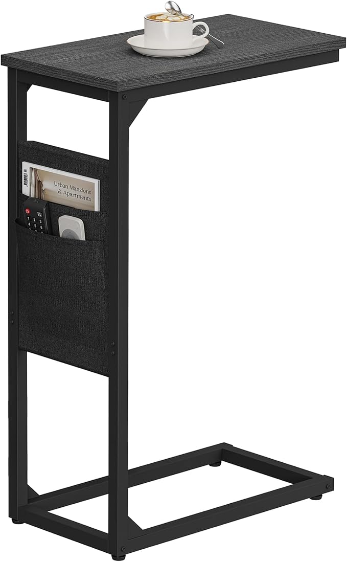 TUTOTAK C Shaped End Table, Side Table by ChoosetutotakFurnitureBuildYourCozyHome
