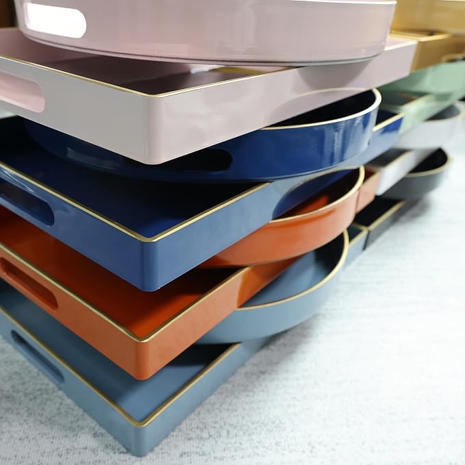 Spsyrine Pink Decorative Serving Tray - Image 6