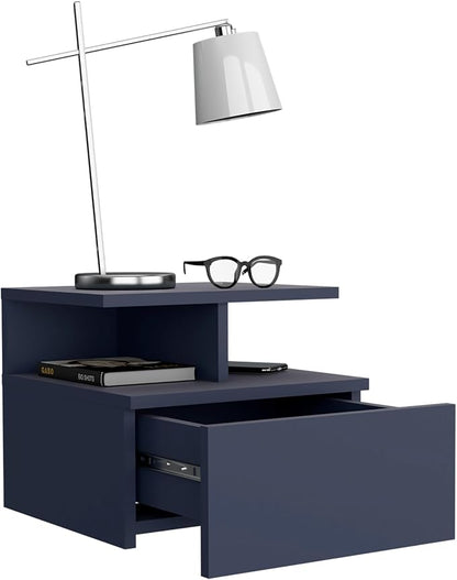Floating Nightstand Drawer and Two Shelves - Image 8
