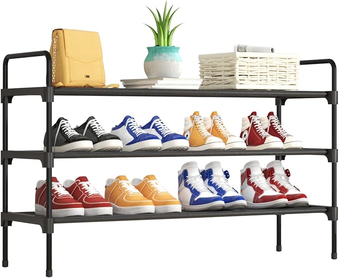 Kitsure Shoe Rack for Closet, Sturdy and Long-Lasting Shoe Shelf, Shoe Rack for by Kitsure
