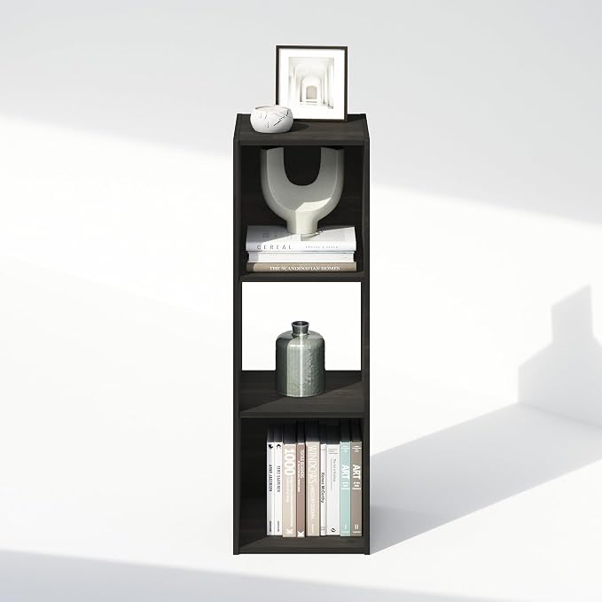 Furinno PELLI Book Shelf, 3-Cube Bookshelf, Cube Storage Organizer Bookcase - Image 6