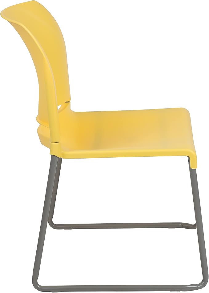 Flash Furniture HERCULES Series 880 lb. Capacity Yellow Full Back Contoured - Image 8
