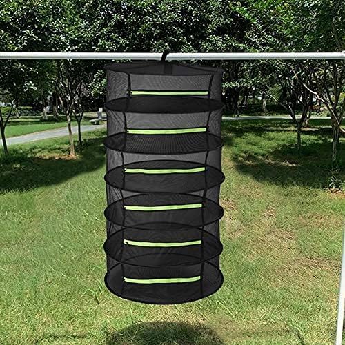 Herb Drying Rack Hanging 6 Layer, 2ft Collapsible Herb Dryer Mesh - Image 2