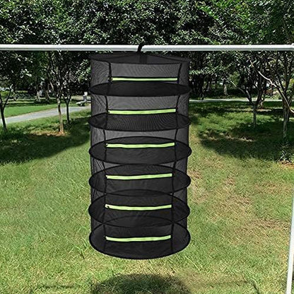 Herb Drying Rack Hanging 6 Layer, 2ft Collapsible Herb Dryer Mesh - Image 2