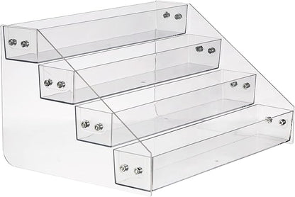 Acrylic Spice Rack, Tiered Spice Rack Shelf Seasoning Organizer by Kihor