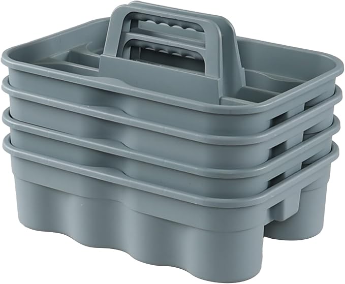 Plastic Cleaning Storage Caddy, Plastic Cleaning Supplies Caddy - Image 8