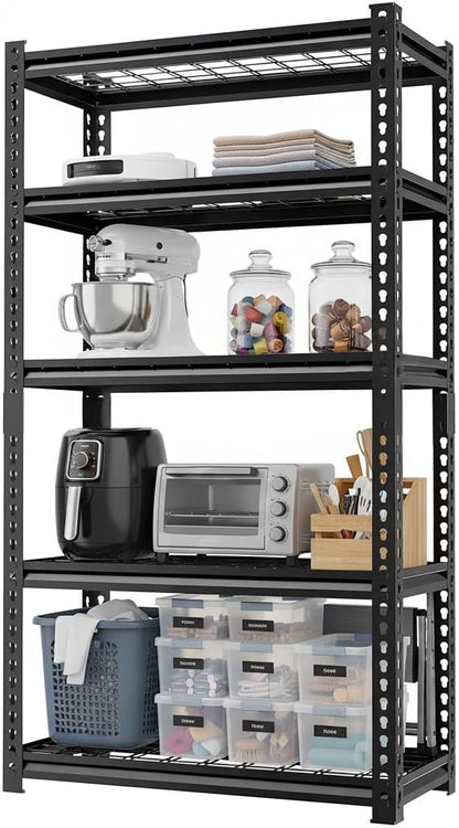 Storage Shelving Unit Heavy Duty Garage Shelves Metal Organizer Utility Rack by DarubtesForanideallife