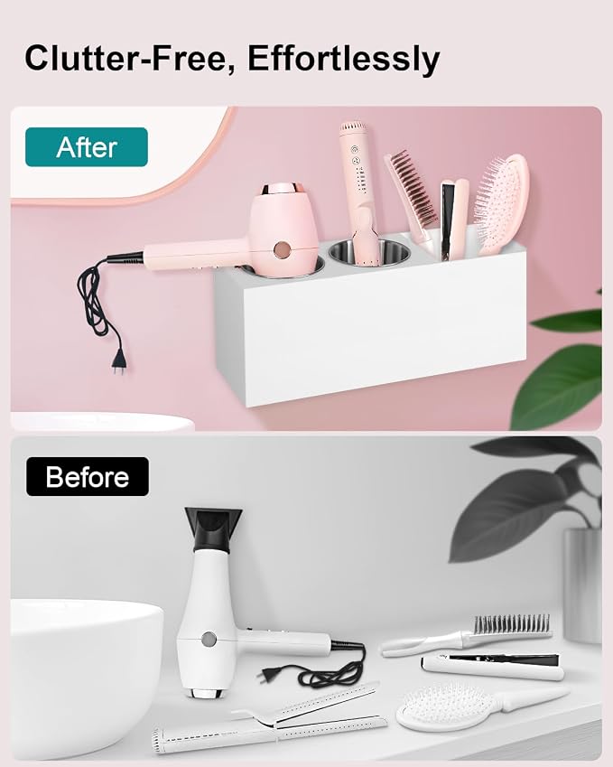 Hair Tool Organizer, Hair Dryer Holder - Image 3