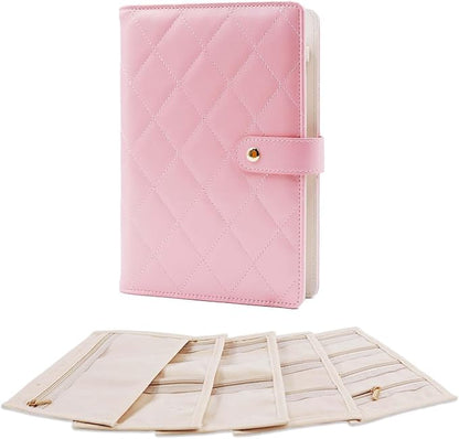 Travel Jewelry Organizer Case ， Portable Jewelry Organizers Storage Book by Sbrinnaliao