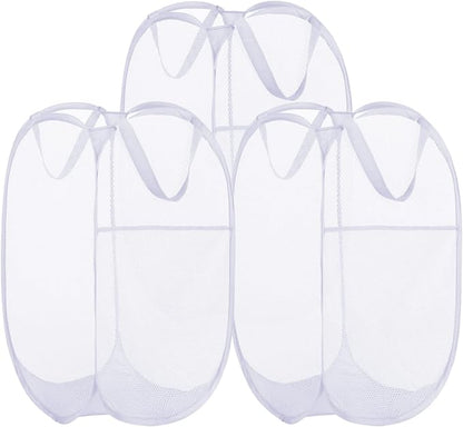 BATTOO Deluxe Strong Mesh Pop up Laundry Hamper Basket by BATTOO
