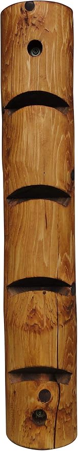 4-Place Longboards/Skateboard Log Rack, Vertical Snowboard Wall Mount, Indoor - Image 2