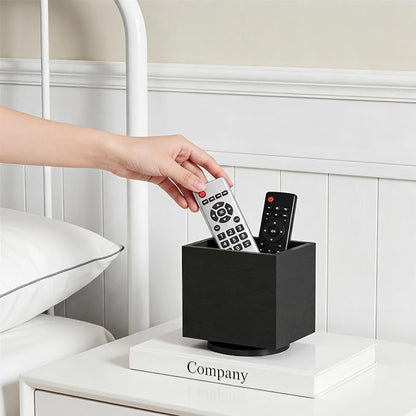 360° Rotating Remote Control Holder, Wooden TV Controller Holder, Remote Holder - Image 4