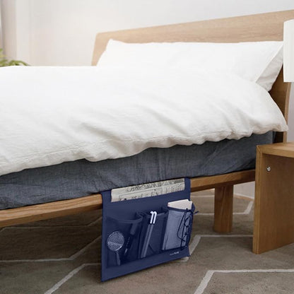 Bedside Storage Organizer with 4 Pockets, Bedside Caddy, Remote Control Holder - Image 5