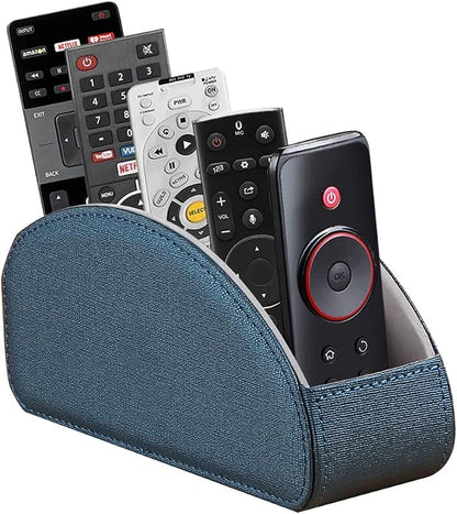 Leather Remote Control Holder, TV Remote Caddy by Arniche