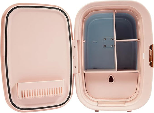 12.68Qt Portable Small Refrigerator Cosmetics Refrigerator Mini Fridge by Unknown