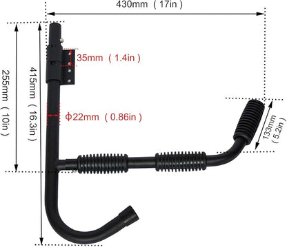 80LBS Kayak Wall Hanger Wall Mount Kayak Storage Rack Swivel Rack Design Help - Image 4