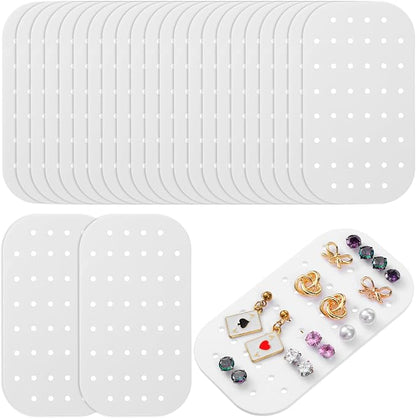 24pcs Acrylic Stud Earring Organizer Cards, Rectangle Jewelry Display Rack by Unknown