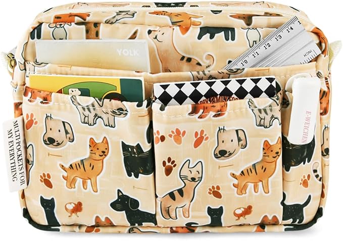 E-WEICHEN Multiple Pockets Portfolio Organizer by E-WEICHEN