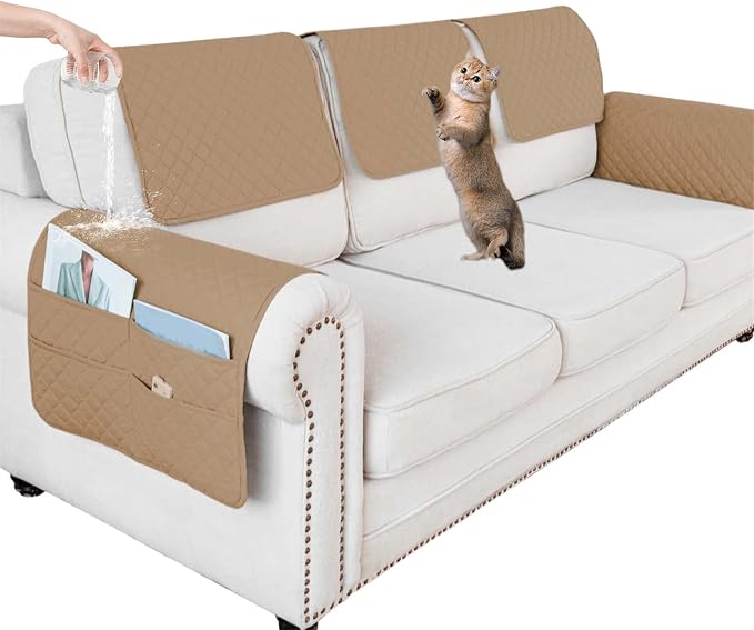 Waterproof Sofa Armrest Cover Headrest Cover by ZGDDPZA
