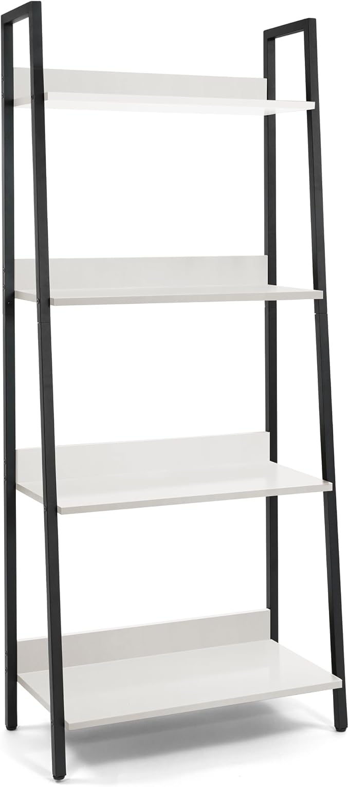 CAPHAUS 4 Tier Ladder Bookshelf, 24 Inch Width Free Standing Shelf, Bookcase - Image 8