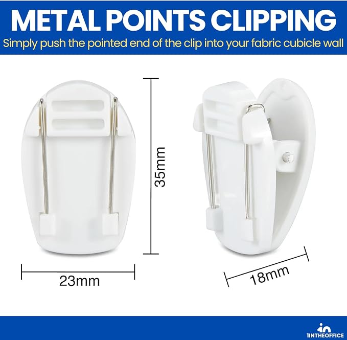 1InTheOffice Cubicle Clips, Office Clips, Wall Clip - Image 4