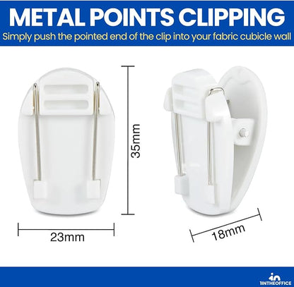 1InTheOffice Cubicle Clips, Office Clips, Wall Clip - Image 4
