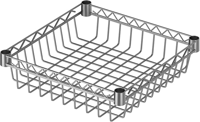 6 Shelves Storage Shelf Wire Closet Bathroom Organizers Metal Pantry Kitchen - Image 7