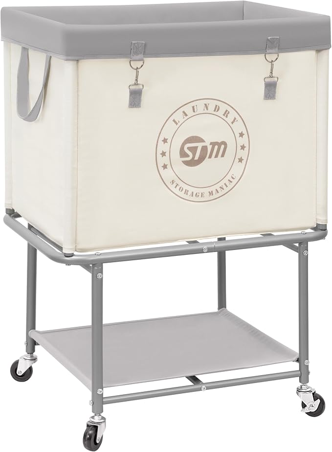 STORAGE MANIAC Rolling Laundry Cart by STORAGEMANIAC