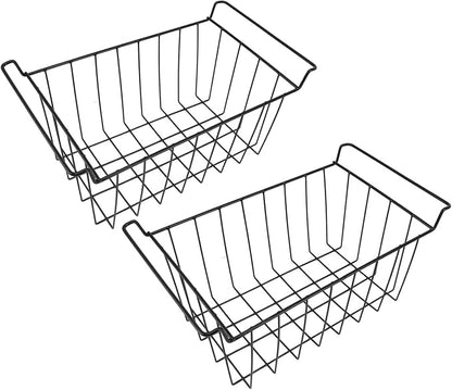 2PCS Freezer Organizer Bins, Steel Wire Freezer Basket - Image 8
