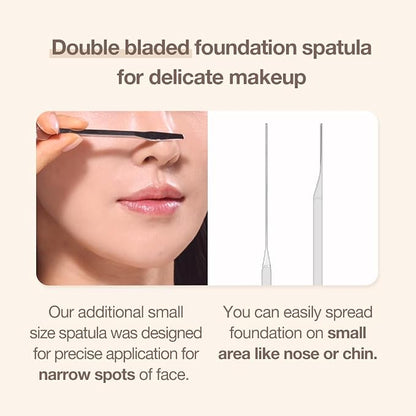 Foundation Spatula Made of Stainless Steel | Professional Makeup Spatula - Image 3