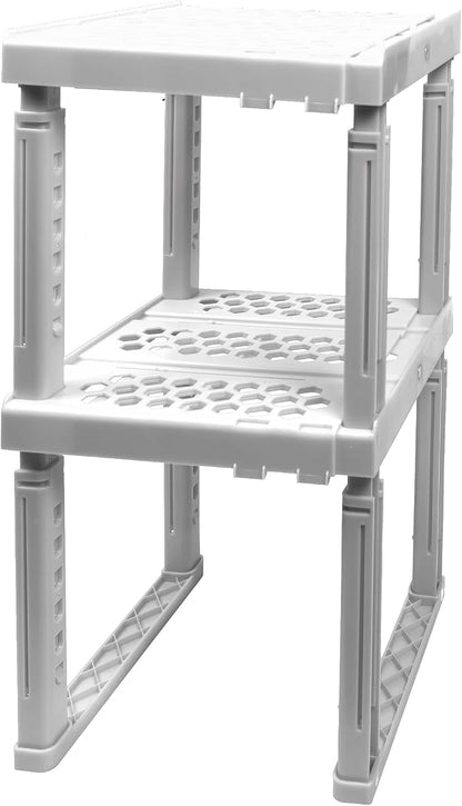 Locker Organizer Shelf， Adjustable Width and Height, Ideal Locker by Piffny