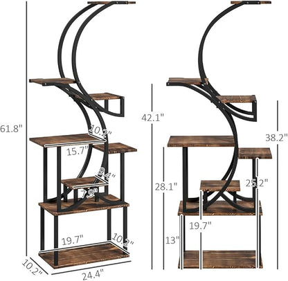 Plant Stand, Plant Stands for Indoor Plants Plant Shelf Outdoor Plant Stands - Image 7