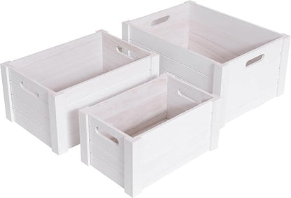 Farmhouse Modern White Wooden Crates - Image 8